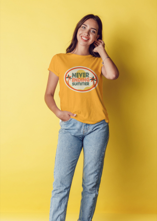 Pentru femei - Tricou personalizat premium 100% bumbac Summer Vibes