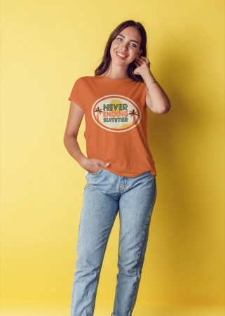 Pentru femei - Tricou personalizat premium 100% bumbac Summer Vibes