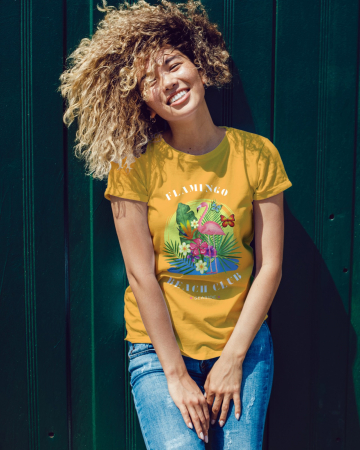 Pentru femei - Tricou personalizat premium 100% bumbac Summer Vibes