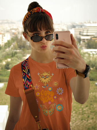 Pentru femei - Tricou personalizat premium 100% bumbac Summer Vibes