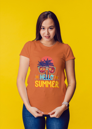 Pentru femei - Tricou personalizat premium 100% bumbac Summer Vibes