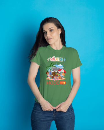 Pentru femei - Tricou personalizat premium 100% bumbac Summer Vibes