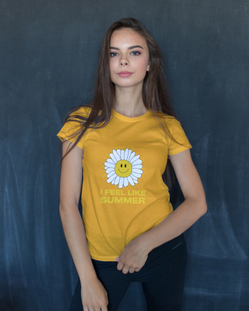Pentru femei - Tricou personalizat premium 100% bumbac Summer Vibes
