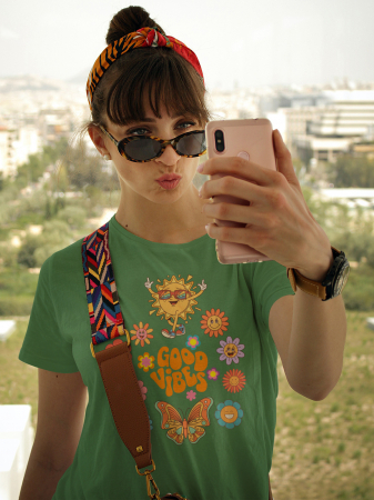 Pentru femei - Tricou personalizat premium 100% bumbac Summer Vibes