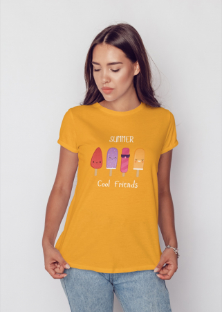 Pentru femei - Tricou personalizat premium 100% bumbac Summer Vibes