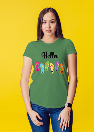 Pentru femei - Tricou personalizat premium 100% bumbac Summer Vibes