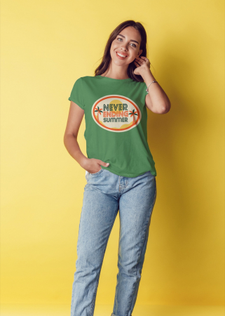 Pentru femei - Tricou personalizat premium 100% bumbac Summer Vibes