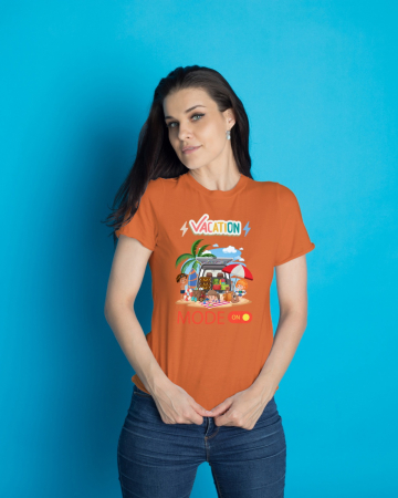 Pentru femei - Tricou personalizat premium 100% bumbac Summer Vibes