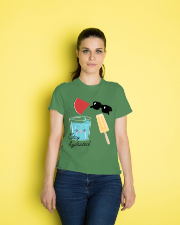 Pentru femei - Tricou personalizat premium 100% bumbac Summer Vibes