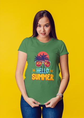 Pentru femei - Tricou personalizat premium 100% bumbac Summer Vibes
