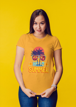 Pentru femei - Tricou personalizat premium 100% bumbac Summer Vibes