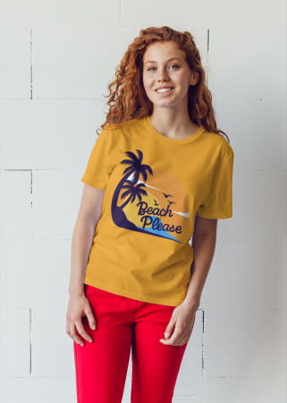 Pentru femei - Tricou personalizat premium 100% bumbac Summer Vibes