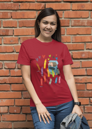 Colectia Back to school - Tricou unisex 100% bumbac colectia Back to school