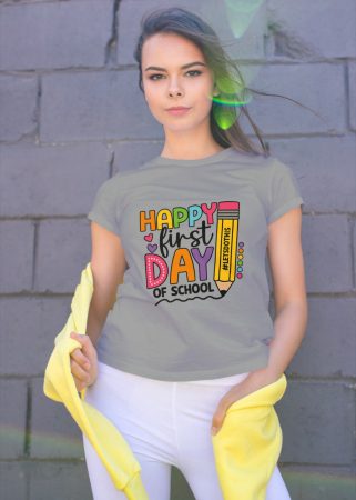 Pentru femei - Tricou unisex 100% bumbac colectia Back to school