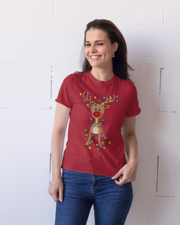 Tricou unisex 100% bumbac Colectia Christmas, sarbatori de Craciun [4]