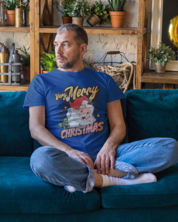 Tricouri barbati - Tricou unisex 100% bumbac Colectia Christmas, sarbatori de Craciun