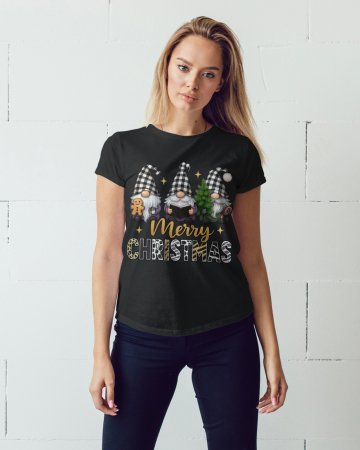 Tricouri dama - Tricou unisex 100% bumbac Colectia Christmas, sarbatori de Craciun