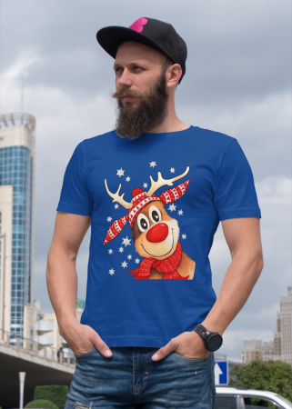 Tricouri barbati - Tricou unisex 100% bumbac Colectia Christmas, sarbatori de Craciun