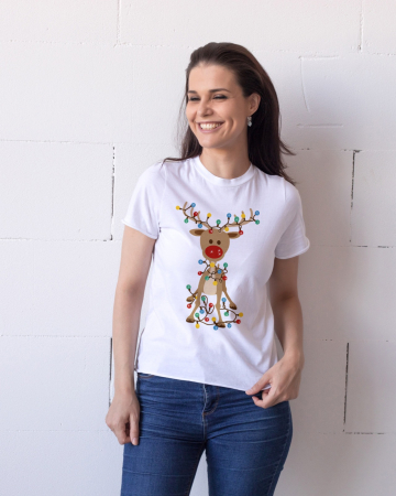 Tricou unisex 100% bumbac Colectia Christmas, sarbatori de Craciun [7]