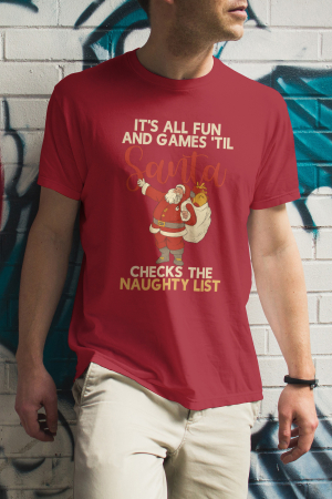Tricouri barbati - Tricou unisex 100% bumbac Colectia Christmas, sarbatori de Craciun