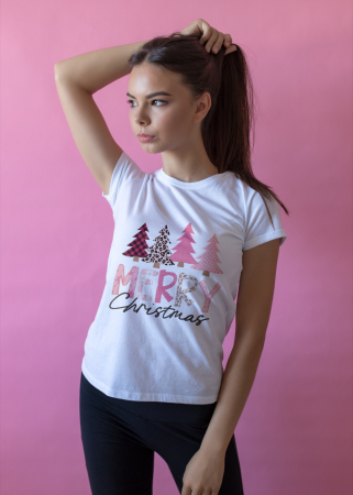 Tricouri dama - Tricou unisex 100% bumbac Colectia Christmas, sarbatori de Craciun