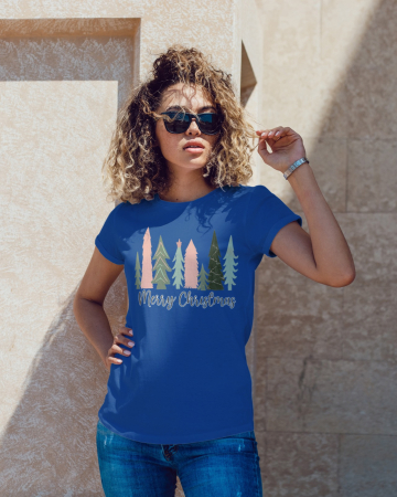 Tricouri dama - Tricou unisex 100% bumbac Colectia Christmas, sarbatori de Craciun