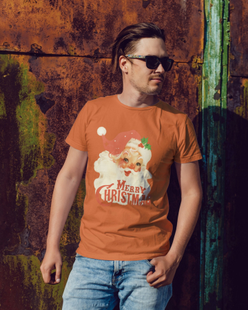 Tricouri barbati - Tricou unisex 100% bumbac Colectia Christmas, sarbatori de Craciun