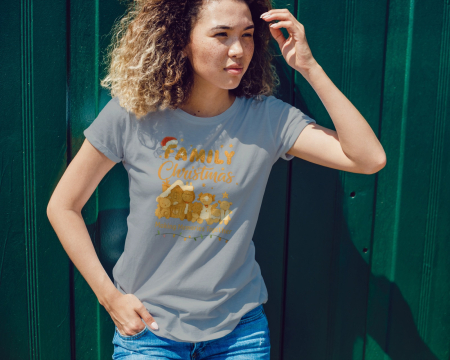 Tricouri dama - Tricou unisex 100% bumbac Colectia Christmas, sarbatori de Craciun