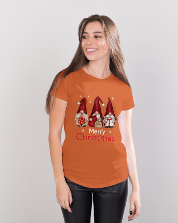 Tricouri dama - Tricou unisex 100% bumbac Colectia Christmas, sarbatori de Craciun