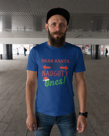 Tricouri barbati - Tricou unisex 100% bumbac Colectia Grinch Christmas, sarbatori de Craciun