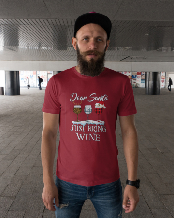 Tricouri barbati - Tricou unisex 100% bumbac Colectia Christmas, sarbatori de Craciun