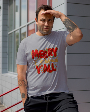 Tricouri barbati - Tricou unisex 100% bumbac Colectia Christmas, sarbatori de Craciun