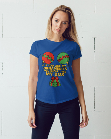 Tricouri dama - Tricou unisex 100% bumbac Colectia Christmas, sarbatori de Craciun