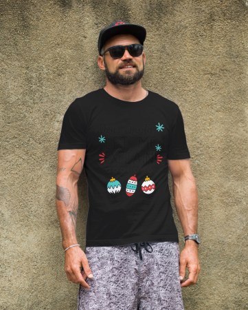 Tricouri barbati - Tricou unisex 100% bumbac Colectia Christmas, sarbatori de Craciun