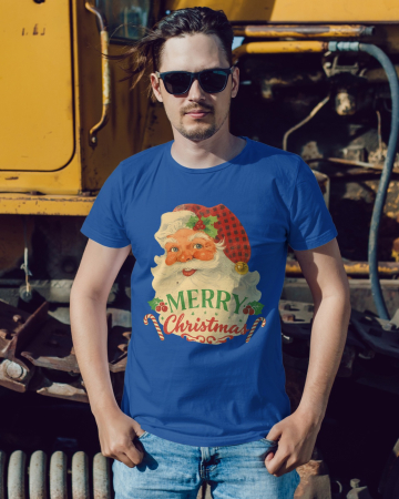 Tricouri barbati - Tricou unisex 100% bumbac Colectia Christmas, sarbatori de Craciun