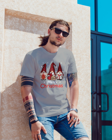 Tricouri barbati - Tricou unisex 100% bumbac Colectia Christmas, sarbatori de Craciun