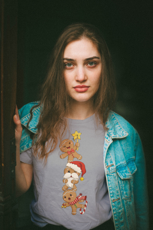 Tricouri dama - Tricou unisex 100% bumbac Colectia Christmas, sarbatori de Craciun