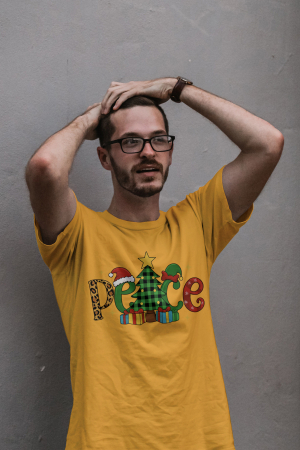 Tricouri barbati - Tricou unisex 100% bumbac Colectia Christmas, sarbatori de Craciun