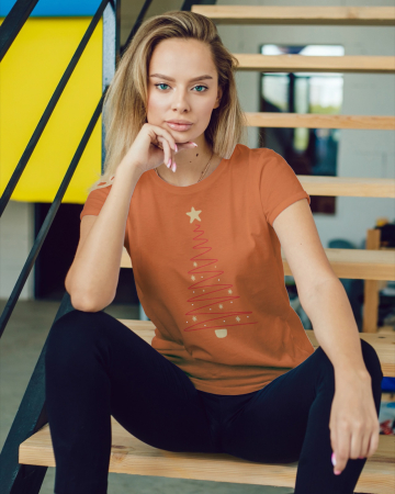 Tricouri dama - Tricou unisex 100% bumbac Colectia Christmas, sarbatori de Craciun