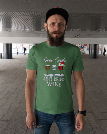 Tricouri barbati - Tricou unisex 100% bumbac Colectia Christmas, sarbatori de Craciun