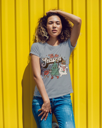 Tricouri dama - Tricou unisex 100% bumbac Colectia Christmas, sarbatori de Craciun