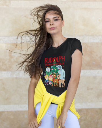 Tricouri dama - Tricou unisex 100% bumbac Colectia Christmas, sarbatori de Craciun