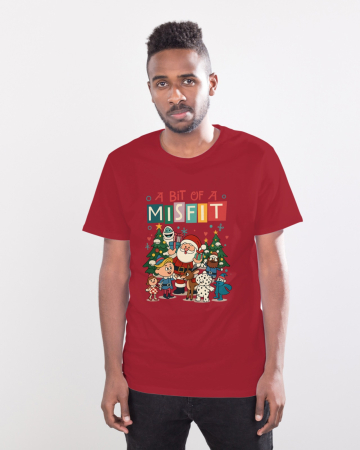 Tricouri barbati - Tricou unisex 100% bumbac Colectia Christmas, sarbatori de Craciun