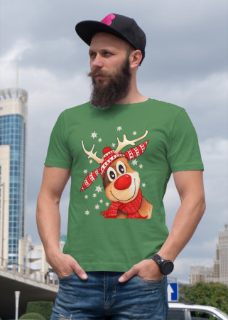 Tricouri barbati - Tricou unisex 100% bumbac Colectia Christmas, sarbatori de Craciun