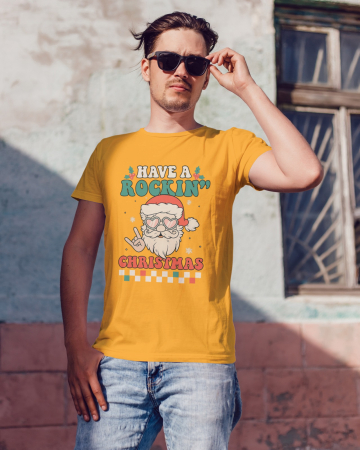 Tricouri barbati - Tricou unisex 100% bumbac Colectia Christmas, sarbatori de Craciun