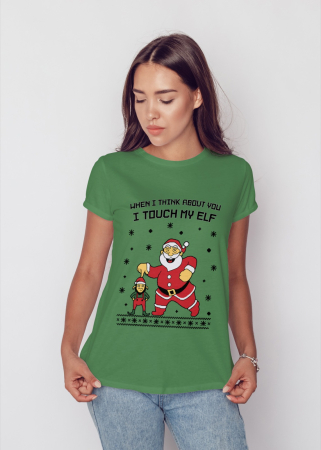 Tricouri dama - Tricou unisex 100% bumbac Colectia Christmas, sarbatori de Craciun