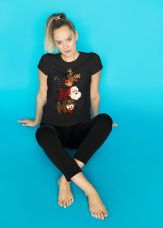 Tricouri dama - Tricou unisex 100% bumbac Colectia Christmas, sarbatori de Craciun