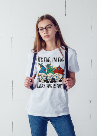 Tricouri dama - Tricou unisex 100% bumbac Colectia Christmas, sarbatori de Craciun