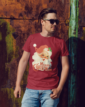 Tricouri barbati - Tricou unisex 100% bumbac Colectia Christmas, sarbatori de Craciun