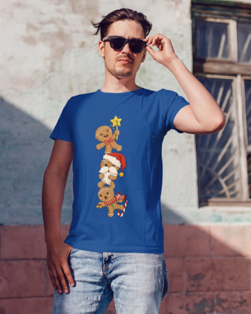 Tricouri barbati - Tricou unisex 100% bumbac Colectia Christmas, sarbatori de Craciun